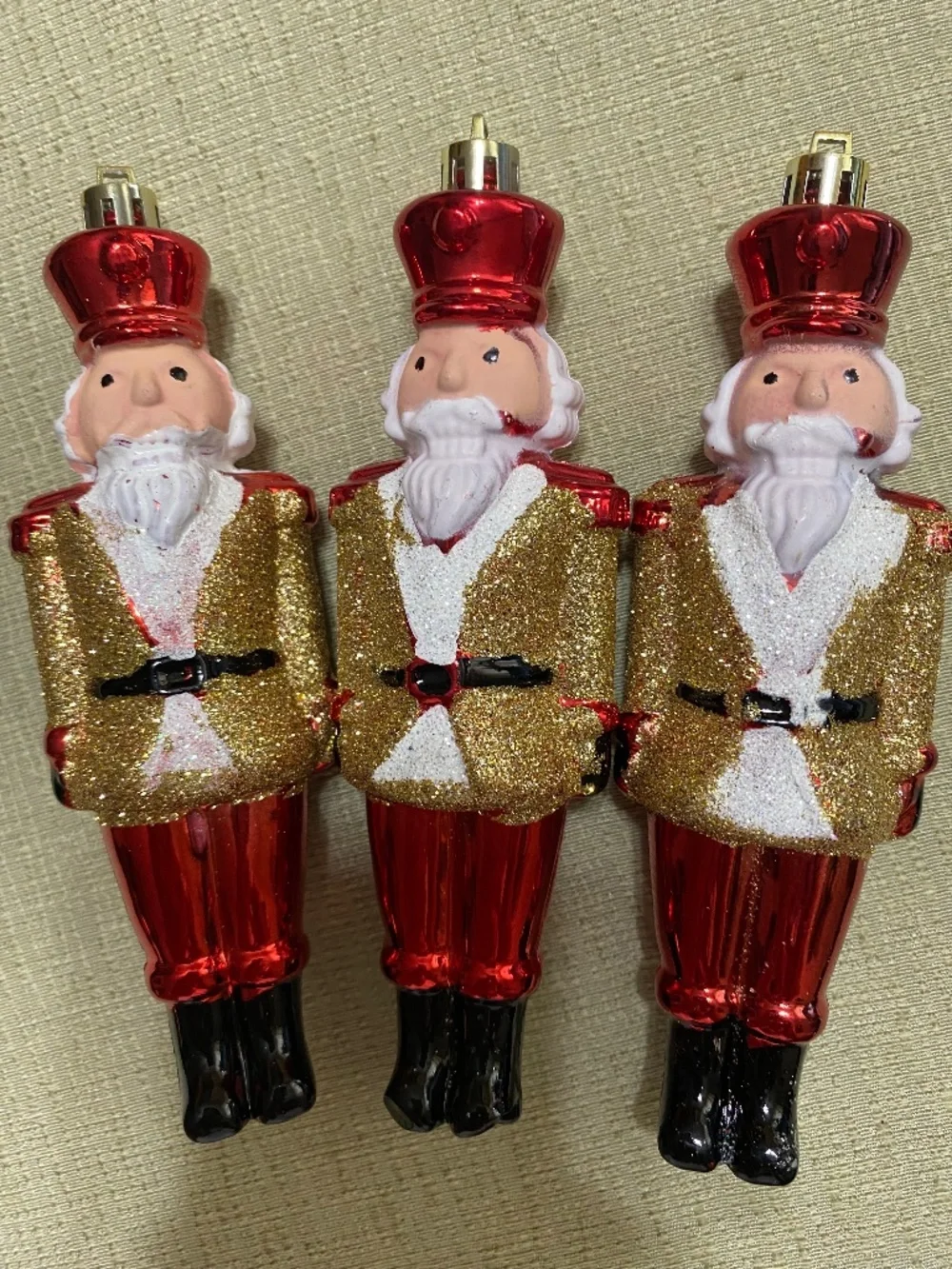 3 Nutcracker Traditional Ornaments